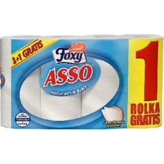 TABO Ręcznik papierowy Foxy Asso 3 rolki +1 GRATIS