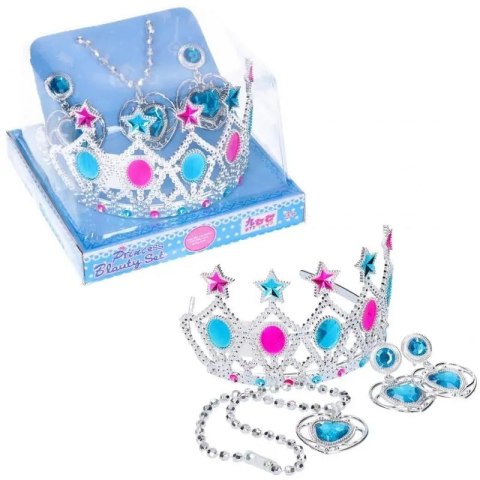 TRIFOX Korona diadem księżniczki z naszyjnikiem A-1558 TRIFOX Korona diadem księżniczki z naszyjnikiem A-1558