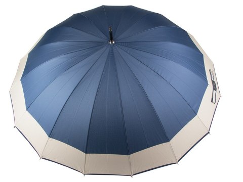 VERK GROUP Elegancki duży parasol rządowy mocny xxl antypoślizgowa rączka automatyczny