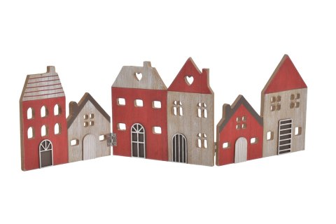 CANEA Drewniane miasto 44,5cm x 0,7cm x 14cm. 315CAN263592