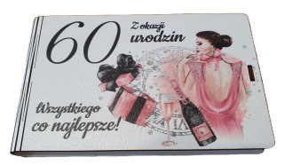 CARGO-anioły Pudełko na pieniądze 9,5 x 16cm banknotówka kolor 60-TKA ELEGANT PANI 3302-EPI60