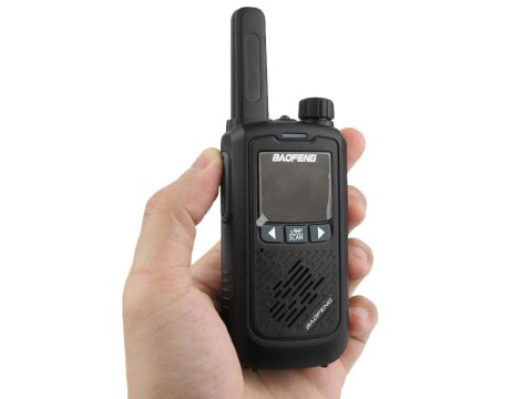 VERK GROUP Krótkofalówki walkie talkie baofeng bf-t17 radiotelefon zestaw latarka 2szt