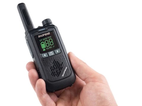 VERK GROUP Krótkofalówki walkie talkie baofeng bf-t17 radiotelefon zestaw latarka 2szt