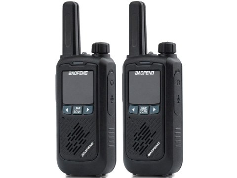 VERK GROUP Krótkofalówki walkie talkie baofeng bf-t17 radiotelefon zestaw latarka 2szt