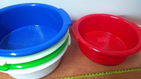 WARMEL Cedzak plastikowy stojący 21cm