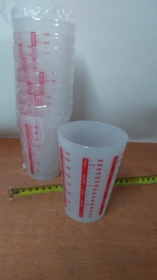 WARMEL Kubek 10szt. z miarką 350ml