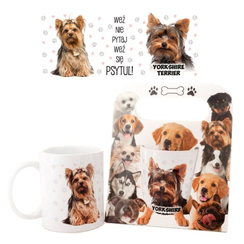 DIL Kubek ceramiczny w opakowaniu - Yorkshire Terrier "Weź nie pytaj..."