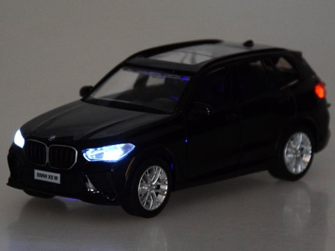 JOKOMISIADA - zabawki Wieliczka Kolekcjonerski model BMW X5M metalowe autko światło dźwięk MSZ ZA5050