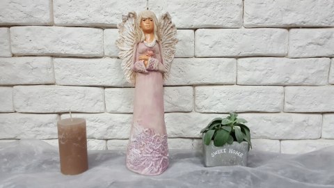 MIM ART ANGELS Anioł stojący wysoki 34cm MARIKA | 8004