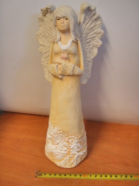 MIM ART ANGELS Anioł stojący wysoki 34cm MARIKA | 8004