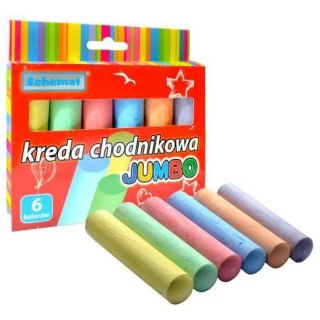 SCHEMAT Kreda chodnikowa jumbo 6kol. 12szt. opakowań