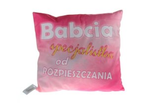 7&7 Poszewka 40x40 cm - BABCIA SPECJALISTKA OD ROZPIESZCZANIA SN49046-56P