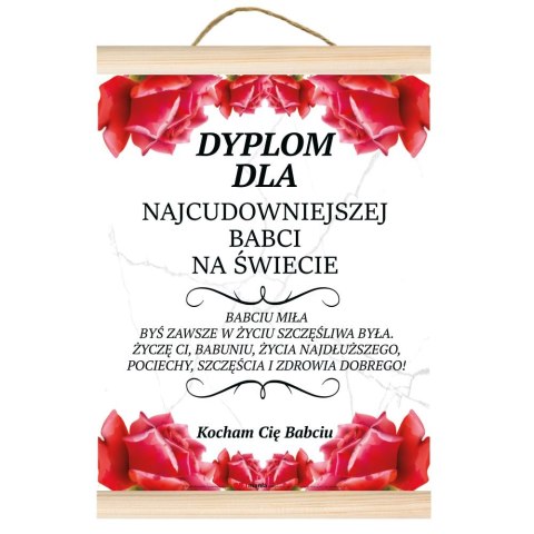 DIL Dyplom Dla Najcudowniejszej Babci na Świecie