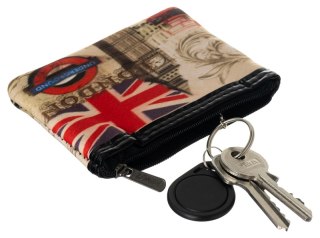 Cedar - portfele , galanteria Etui na klucze tekstylne LOREN 528-2 LONDON