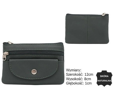 Cedar - portfele , galanteria Skórzane etui na klucze 34801-ACL-9844 GREEN