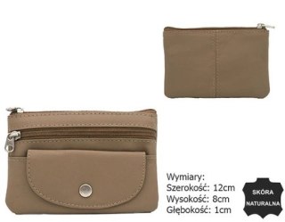 Cedar - portfele , galanteria Skórzane etui na klucze 34801-ACL-9882 D.Beige