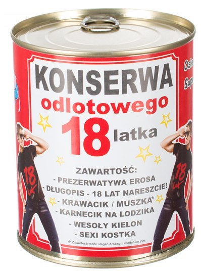 DIL Konserwa Odlotowego 18-latka czerwona