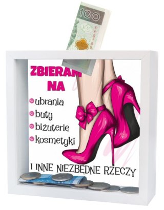 DIL Skarbonka MDF - "Zbieram na....."