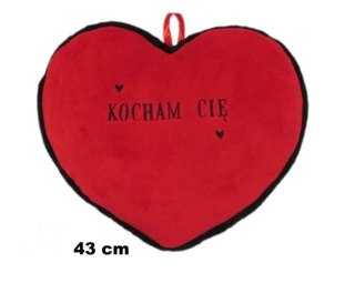 Sun-day Serce pluszowe 43cm KOCHAM CIĘ S1199