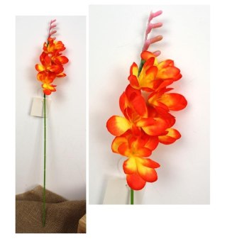 7&7 Kwiat FREZJA wys. 55 cm POMARAŃCZOWA WMD-2015C