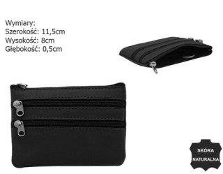 Cedar - portfele , galanteria Skórzane etui na klucze 34800-ACL-1183 Black