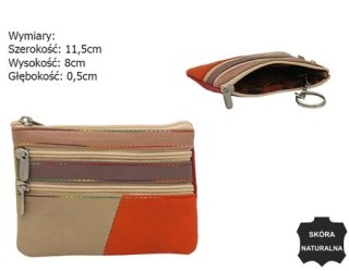 Cedar - portfele , galanteria Skórzane etui na klucze K001-AGN-5236 MULTI