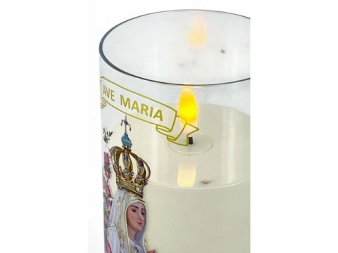 GGV Świeczka led w obudowie z płomieniem - 12,5cm "Ave Maria" 41528