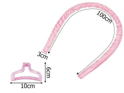 VERK GROUP Wałek do kręcenia loków papiloty lokówka włosów stylizacji z gumką klamrą