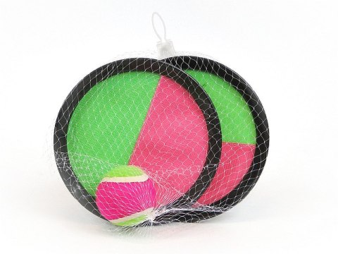 ADAR Zestaw do gry 'catch ball' 19cm siatka