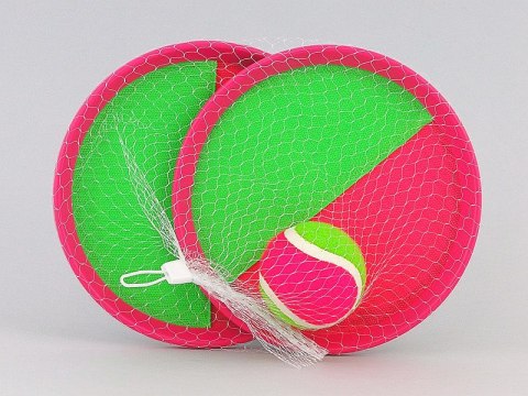 ADAR Zestaw do gry 'catch ball' 19cm w siatce