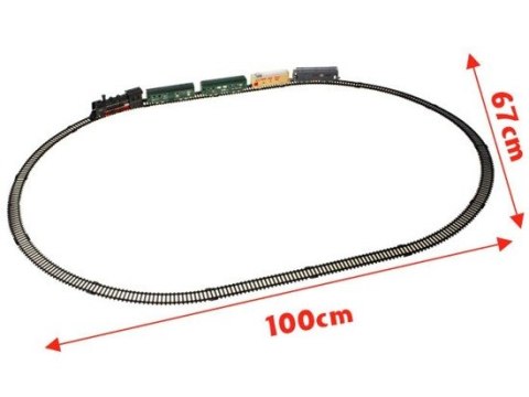 JOKOMISIADA - zabawki Wieliczka Kolejka elektryczna lokomotywa z wagonami RC0355