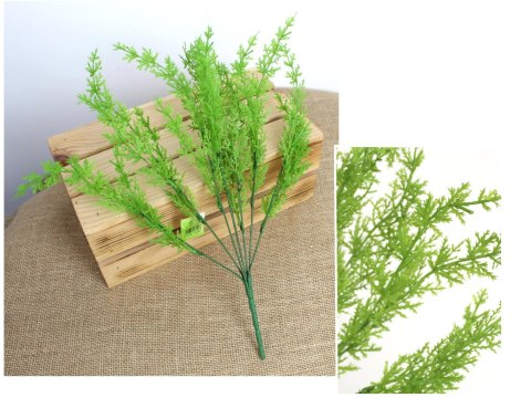 7&7 Gałązka TUJA wys. 38 cm 7 łodyg JASNA ZIELEŃ MD-040A