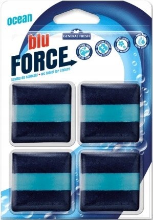 POL-HUN Kostka do spłuczki 4szt. Blu Force OCEAN