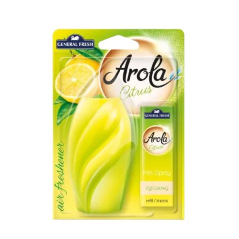 POL-HUN Mini spray odświeżacz powietrza Cytryna 15ml POL-HUN Mini spray odświeżacz powietrza Cytryna 15ml