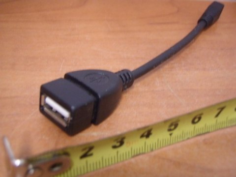 Kabel przejściówka micro USB Adaptor OTG Host USB 5szt